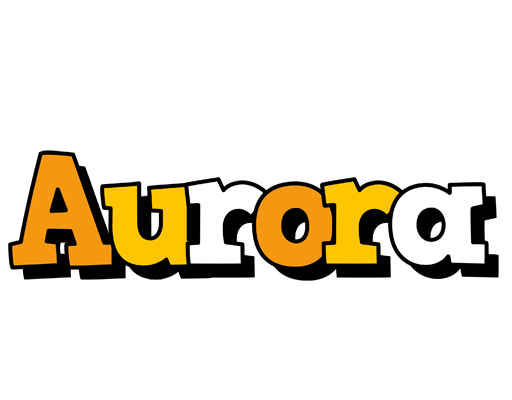 Aurora cartoon logo