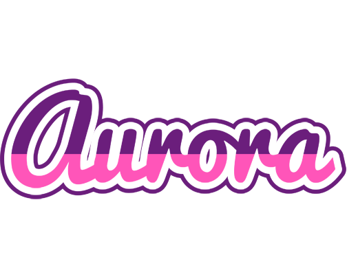 Aurora cheerful logo
