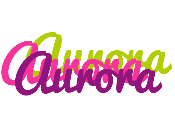 Aurora flowers logo