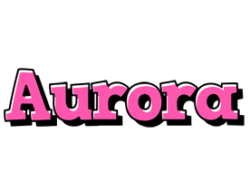 Aurora girlish logo