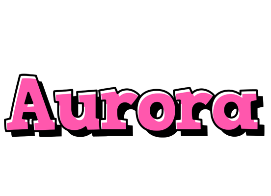 Aurora girlish logo