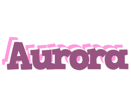 Aurora relaxing logo
