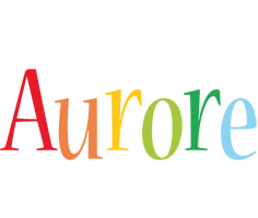 Aurore birthday logo