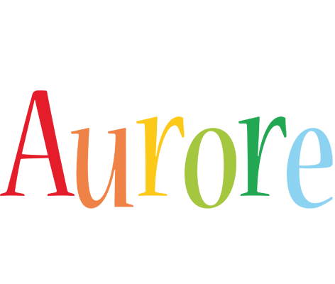 Aurore birthday logo