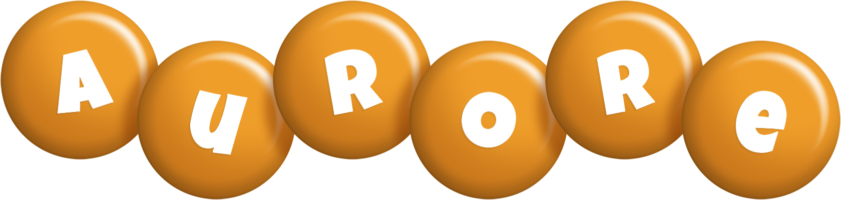 Aurore candy-orange logo