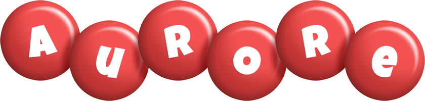 Aurore candy-red logo