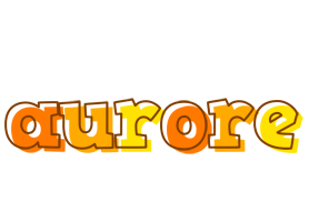 Aurore desert logo