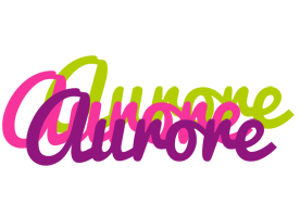 Aurore flowers logo