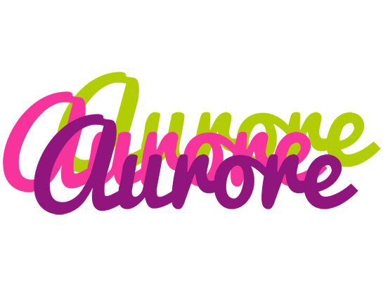 Aurore flowers logo