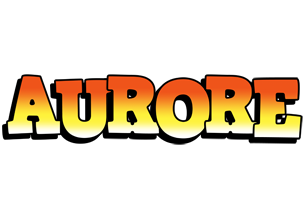 Aurore sunset logo