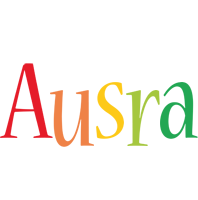 Ausra birthday logo