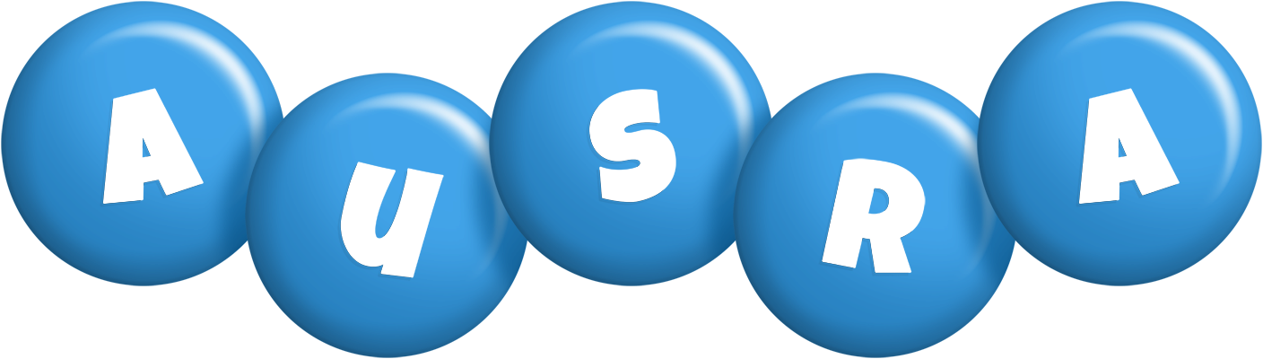 Ausra candy-blue logo