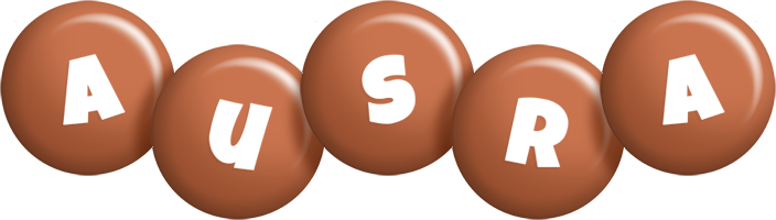 Ausra candy-brown logo