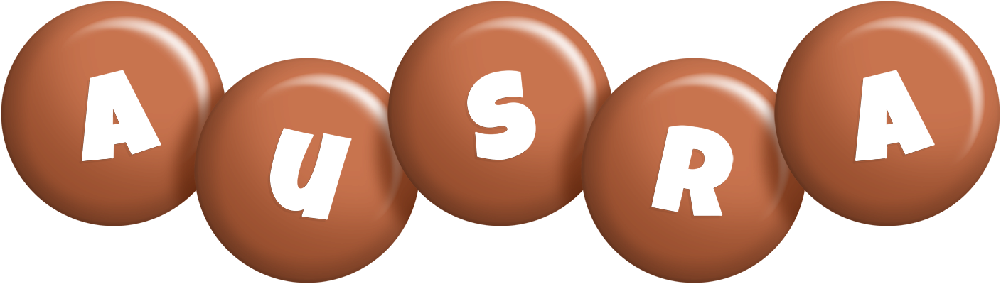 Ausra candy-brown logo
