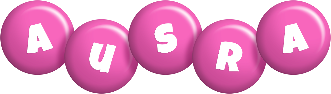 Ausra candy-pink logo