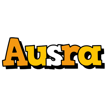 Ausra cartoon logo