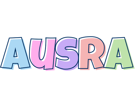 Ausra pastel logo