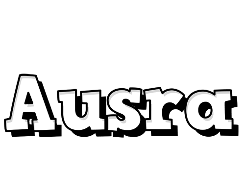 Ausra snowing logo