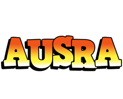 Ausra sunset logo