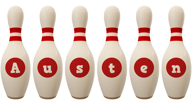 Austen bowling-pin logo