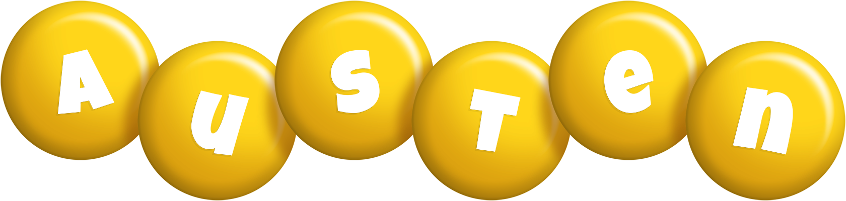 Austen candy-yellow logo