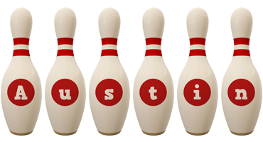 Austin bowling-pin logo