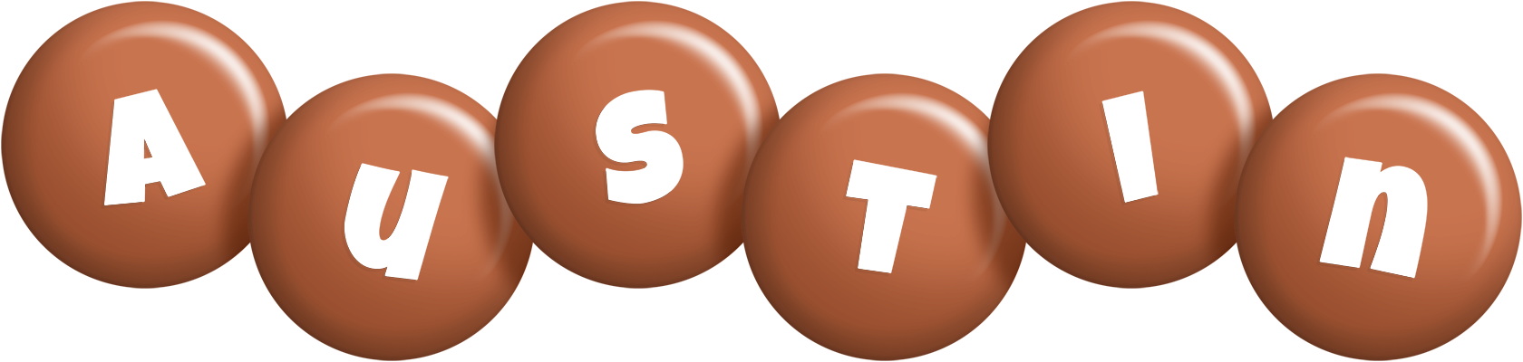 Austin candy-brown logo