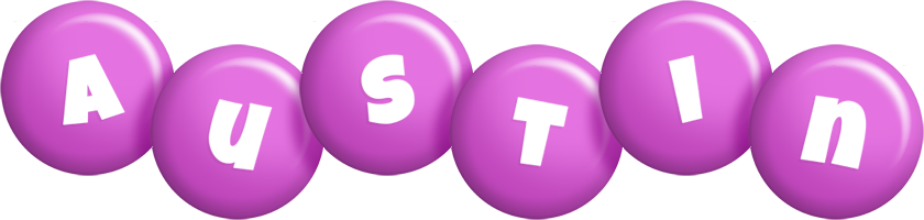 Austin candy-purple logo