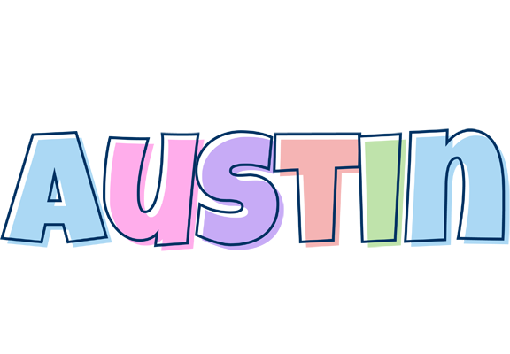 Austin pastel logo