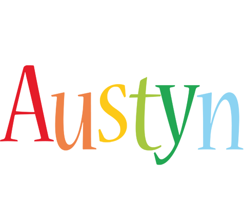 Austyn birthday logo