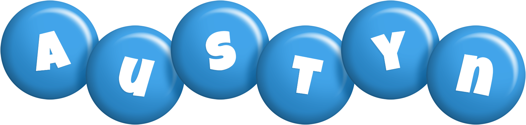 Austyn candy-blue logo