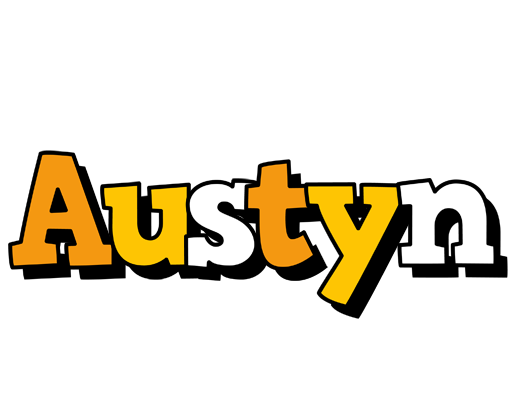 Austyn cartoon logo