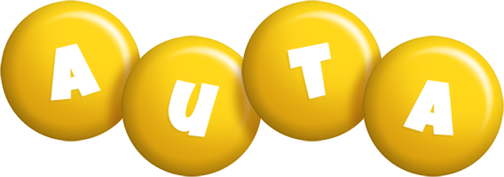 Auta candy-yellow logo
