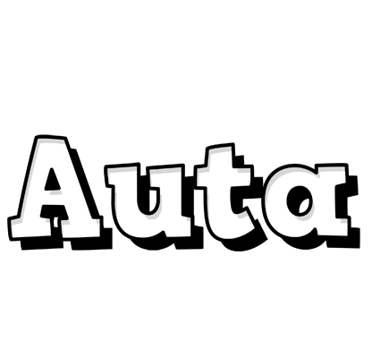 Auta snowing logo