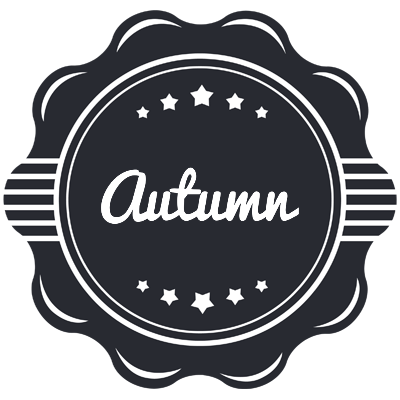 Autumn badge logo