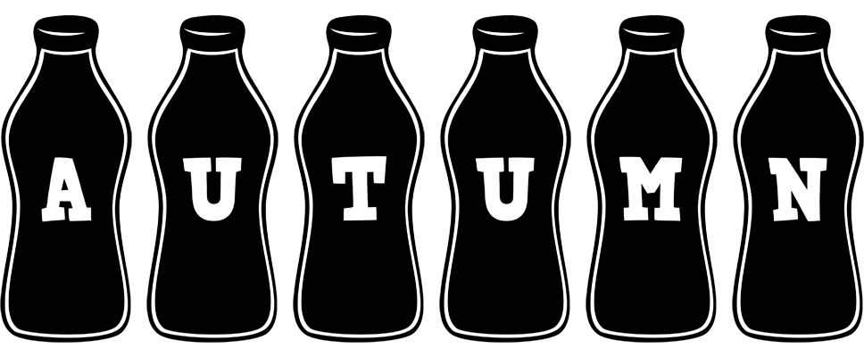 Autumn bottle logo