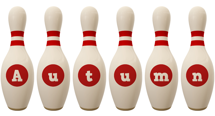 Autumn bowling-pin logo