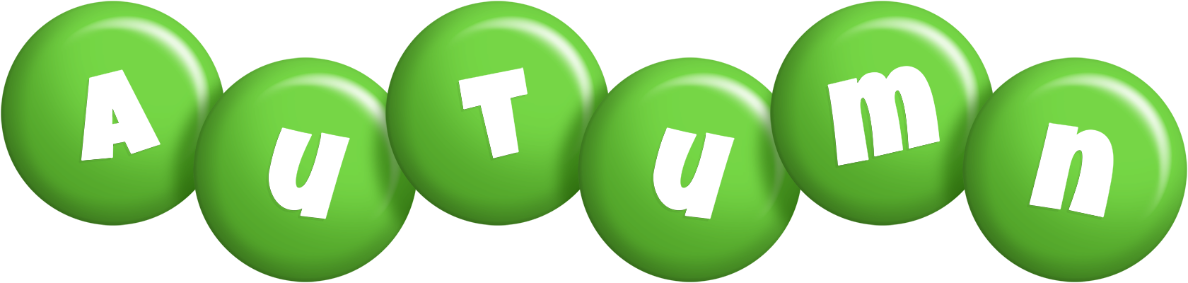 Autumn candy-green logo
