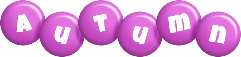 Autumn candy-purple logo