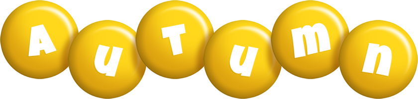 Autumn candy-yellow logo