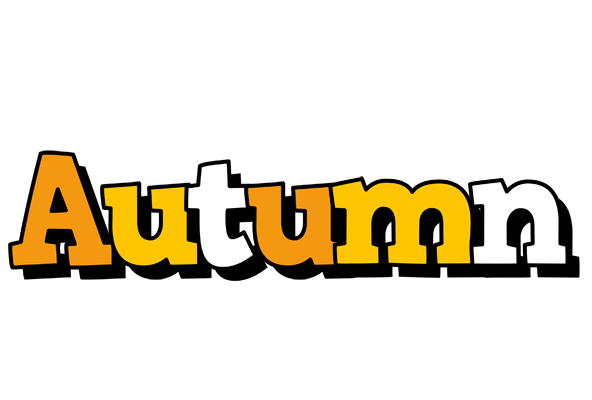 Autumn cartoon logo