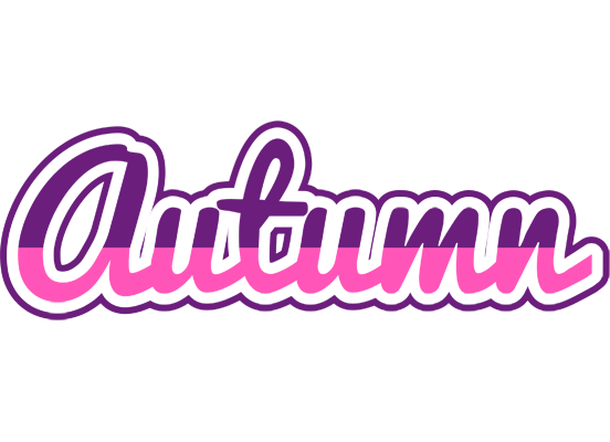 Autumn cheerful logo