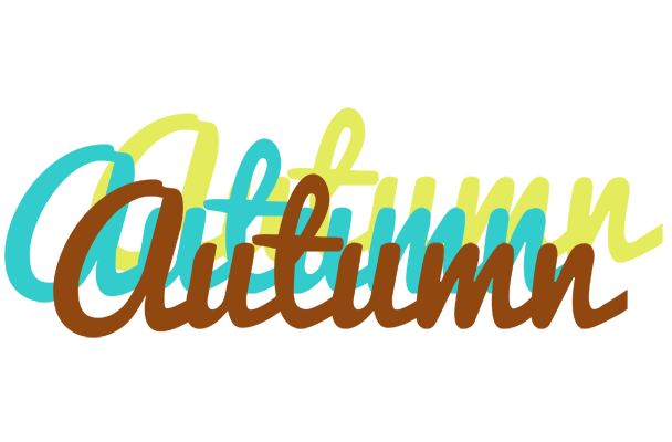 Autumn cupcake logo