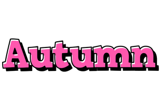 Autumn girlish logo