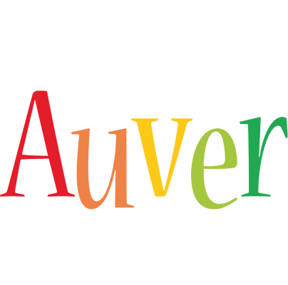 Auver birthday logo