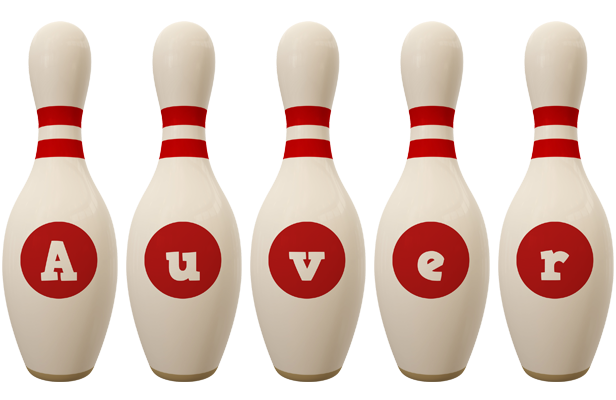 Auver bowling-pin logo