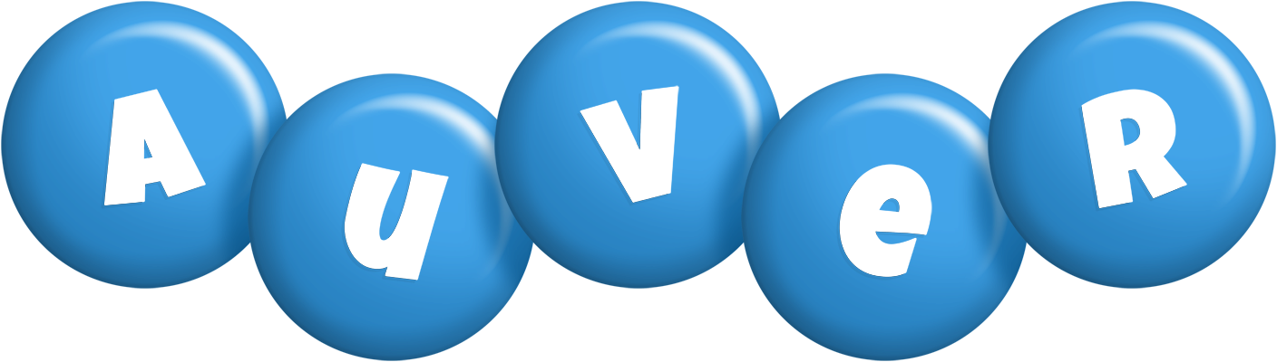Auver candy-blue logo