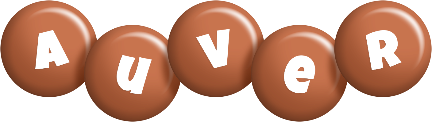 Auver candy-brown logo