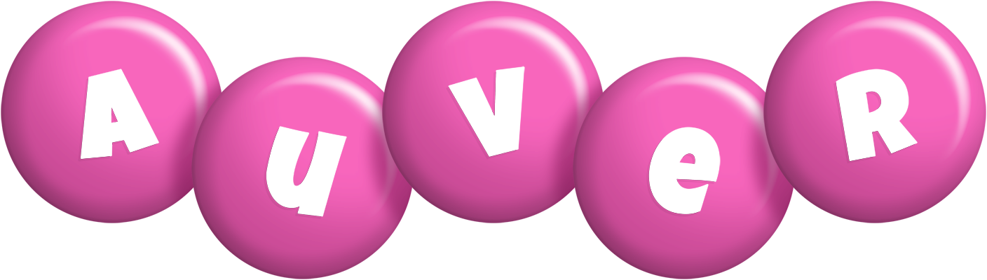 Auver candy-pink logo