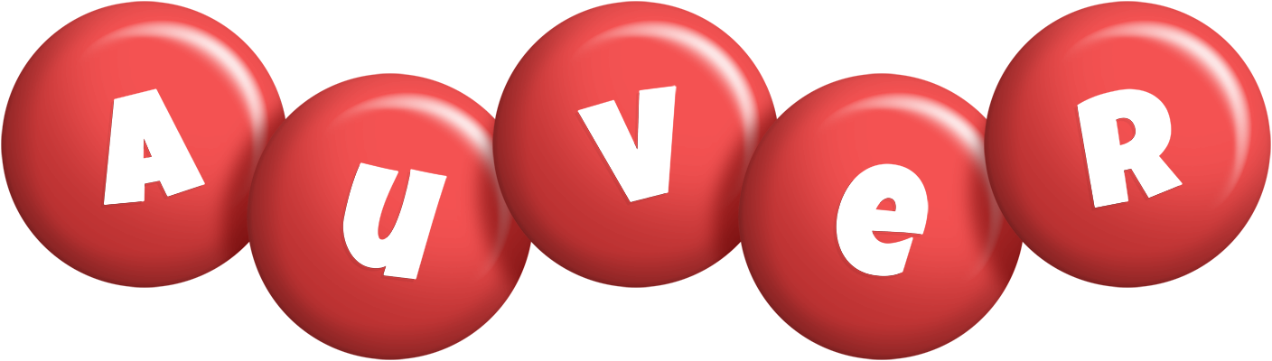 Auver candy-red logo